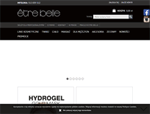 Tablet Screenshot of etrebelle.pl